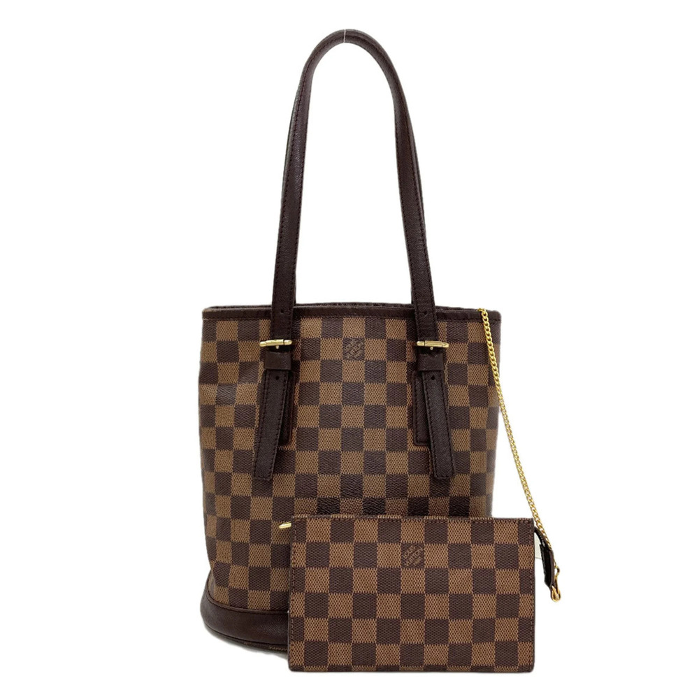 LOUIS VUITTON Brown Damier Canvas Tote Bag - Picture 1 of 16
